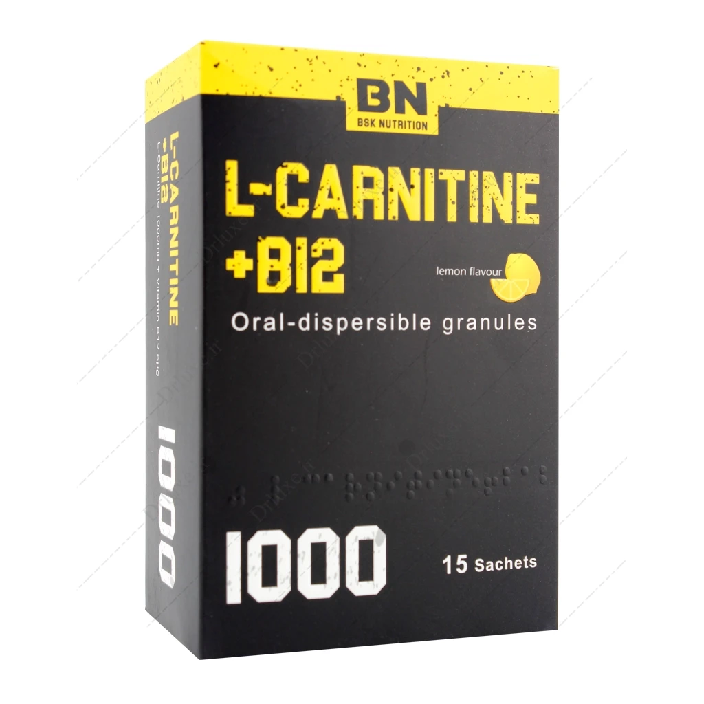 ساشه ال کارنیتین همراه ب 12 بی اس کی 15 عدد